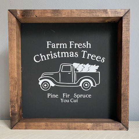 Farm Style Christmas Wall Sign